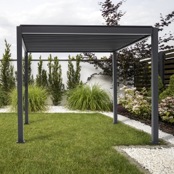 Záhradná pergola MIRADOR 111 Clasic 3 x 4 m antracitová